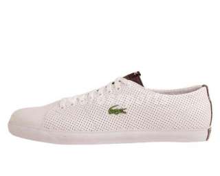 Lacoste Marcel AL SPM White Brown New 2011 Mens Casual Shoes 