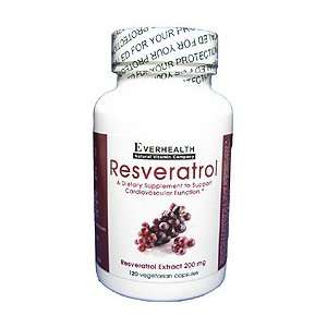  Resveratrol Extract 200mg   120 Vegetarian Capsules 