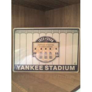   New York Yankees Stadium Final Season Metal Sign 