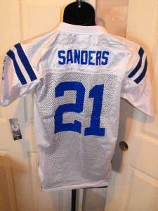 NEW BOB SANDERS COLTS YOUTH XLARGE XL 18 20 Jersey 2KJ  