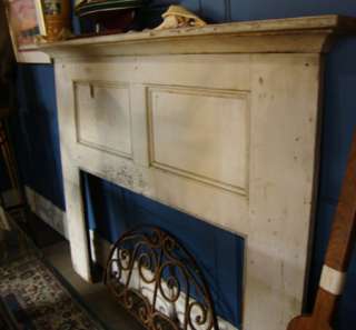 Antique Fireplace Mantel Mantle firebox 46.5 x 29.5  