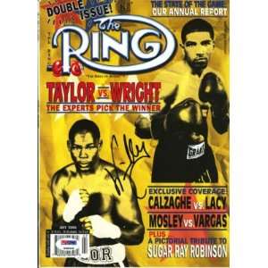 Winky Wright Signed The Ring Boxing Magazine Psa/dna  