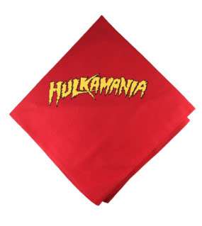 Hulk Hogan HULKAMANIA TNA Bandana Red Yellow Black  