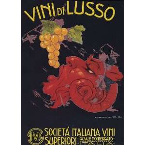  VINI DI LUSSO WINE GRAPES ITALY ITALIA SMALL VINTAGE 