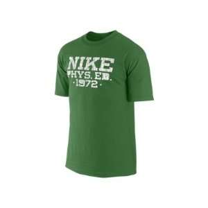 Nike Mens Phys. Ed 1972 Training T Shirt Green Size XL:  