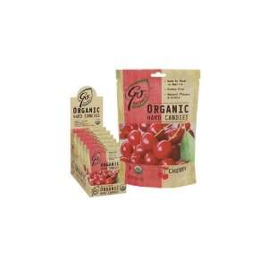 Go Naturally Organic Cherry Hard Candy (Economy Case Pack) 3.5 Oz Bag 