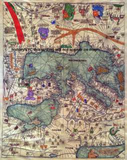 1375 CRESQUES CATALAN ATLAS MAP EASTERN EUROPE  