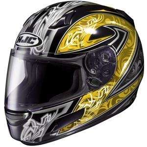 HJC CL SP Throttle Helmet   Small/Yellow Automotive