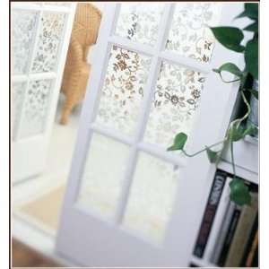   Etched Glass Window Film by Wallpaper For Windows: Home & Kitchen