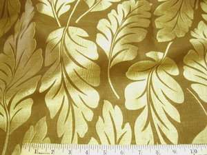 Fabric Remnant Mat and Satin Irridecent gold jacquard DB 145  