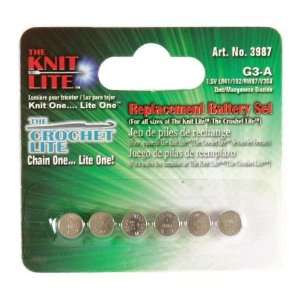  The Knit Lite & Crochet Lite Replacement Battery Set Pkg/6 