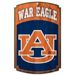   Collegiate Wood Sign   Auburn University War Eagle: Home & Kitchen