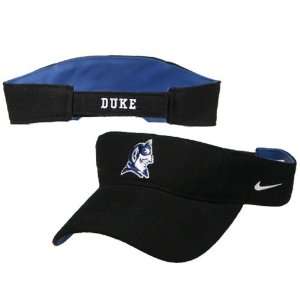    Nike Duke Blue Devils Black Classic Spin Visor: Sports & Outdoors