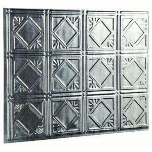  Panel Traditional 4 Cross Hatch Silver, CH SILVER TRAD 4 