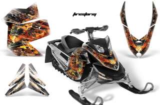 AMR RACING BRP SLED DECAL MX Z GRAPHIC WRAP KIT SUMMIT SKIDOO REV XP 