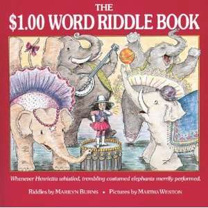    The $1.00 Word Riddle Book [Paperback]: Marilyn Burns: Books