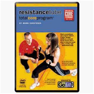  Core Fitness Total Core Program Resistance Tube DVD With Workout 