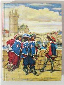 The THREE MUSKETEERS by Dumas 1953 Illustrated Junior Library Edition 