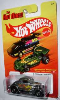 Hot Wheels 3 WINDOW 34 FORD Gray The Hot Ones 2011 746775024833 