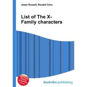 List of The X Family characters Ronald Cohn Jesse Russell 