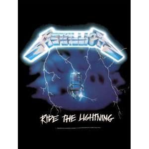  Metallica   Ride The Lightning Fabric Poster Print, 30x40 
