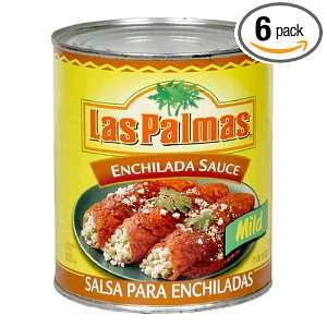 Las Palmas Enchilada Sauce, Mild, 28 Ounce Can (Pack of 6)  