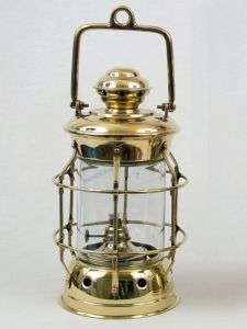 Brass Admiral Nelson Oil Lamp 11 Nautical Lantern  