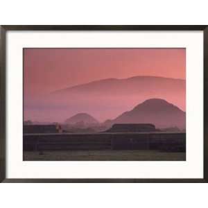 Early Morning View of the Sun Pyramid from the Quetzalcoatl Temple 