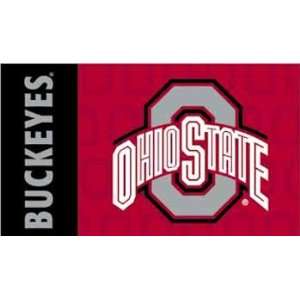  Ohio State Buckeyes 2 Sided Car Flag Case Pack 6: Sports 