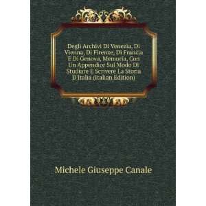   La Storia DItalia (Italian Edition) Michele Giuseppe Canale Books