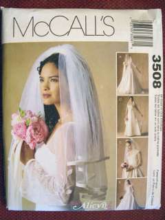 McCALLS BRIDAL VEILS PATTERN 3508  