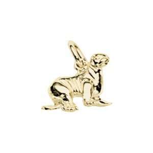    Rembrandt Charms Sea Lion Charm, Gold Plated Silver: Jewelry