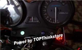 12V Blue LED Digital Electric Clock For Car Motorcycle  