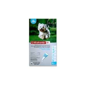  K9 Advantix Flea Control For Dogs, 11 20 lbs Teal, 4 Month 