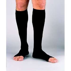   Open Toe Knee High Ribbed Compression Socks