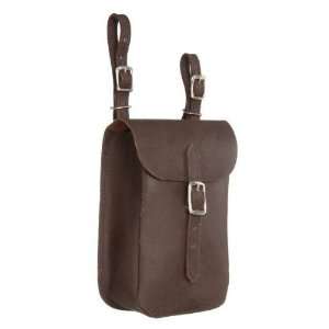    Tough 1 English/Aussie Leather Saddle Bag: Sports & Outdoors