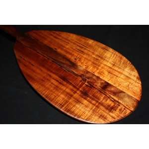  Tiger Curl Koa Canoe Paddle 60   Hawaiian Decor: Home 