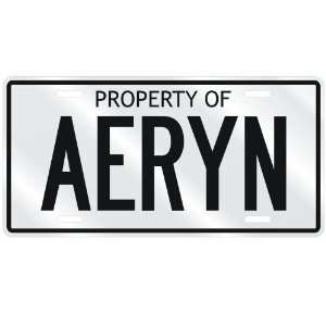  NEW  PROPERTY OF AERYN  LICENSE PLATE SIGN NAME: Home 