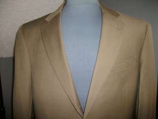   Taupe Worsted Wool Sport Coat Blazer Jacket 42S NEW Retail $350  