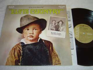 ELVIS PRESLEY Elvis Country LP LSP 4460 RCA Tan CANADA  