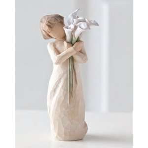  Willow Tree Beautiful Wishes Angel Figurine White Holding 