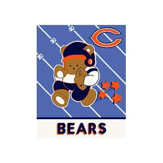    NFL Chicago Bears Baby Throw Blanket Afghan: Sports & Outdoors