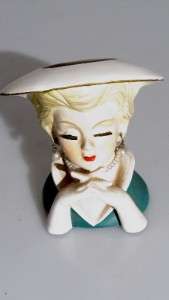1950S RUBEN HEAD VASE #494 GLAMOUR GIRL  