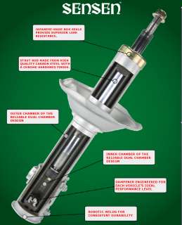   ) of Struts for a 1993 2002 Toyota Corolla, Excludes Performance & S