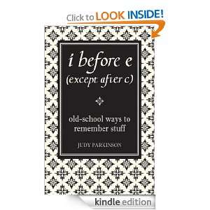 Before E (Except After C) Judy Parkinson  Kindle Store