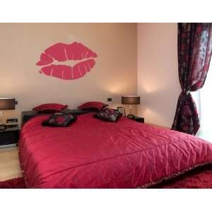  Kissing Lips   Vinyl Wall Decal: Home & Kitchen