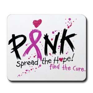   Pad) Cancer Pink Ribbon Spread The Hope Find The Cure 