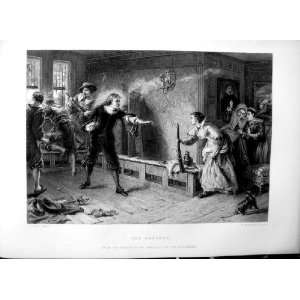    Art Journal 1869 Weapons Men Women Battle Fire Guns
