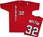 BILL WALTON PORTLAND BLAZERS T Shirt jersey Large RED