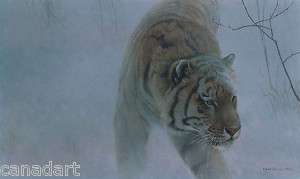 Robert BATEMAN Twilight Siberian TIGER GICLEE Canvas LE  